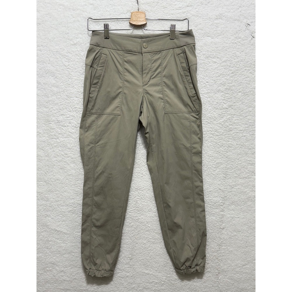 Athleta Women's Size 4 Trekkie‎ North Jogger Pants Drawstring Khaki Casual